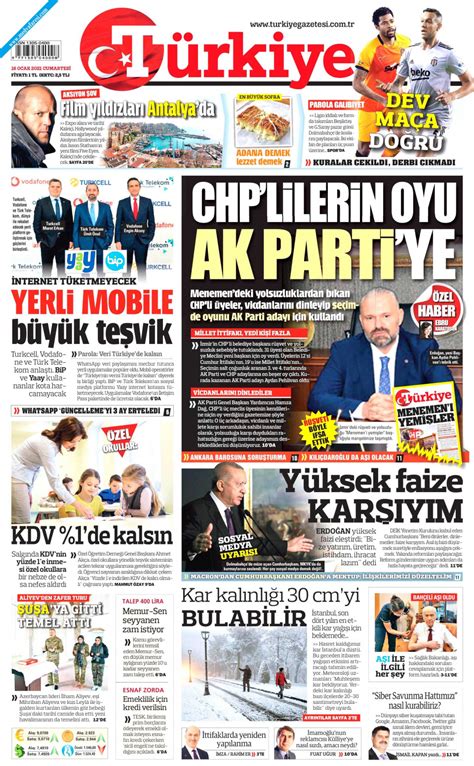 Türkiye Gazetesi .